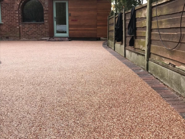 New Resin Bound Driveway in Sale, Manchester