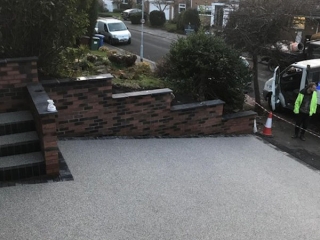 New Resin Bound Driveway and Steps