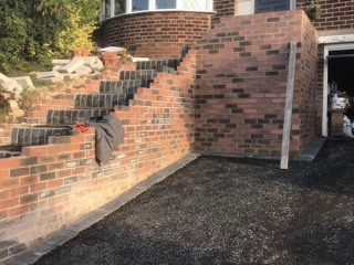 Resin Bound Driveway being laid