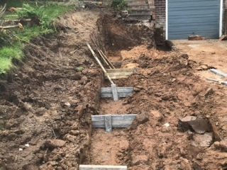 Resin Bound Steps being laid