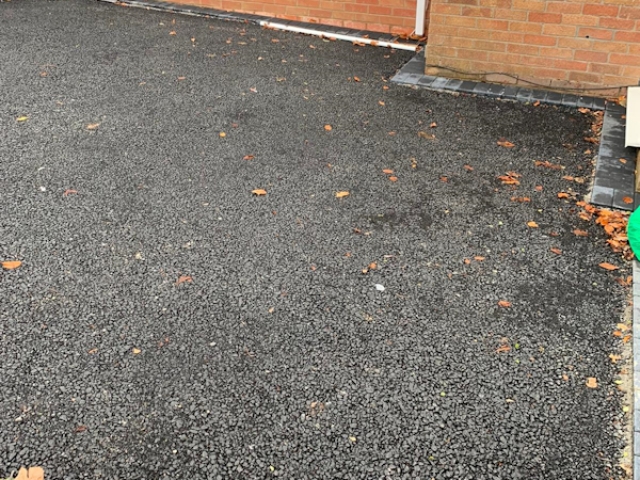 Resin Bound Driveway being laid in Offerton, Stockport