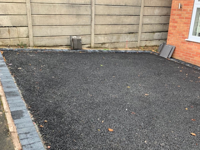 Resin Bound Driveway being laid in Offerton, Stockport