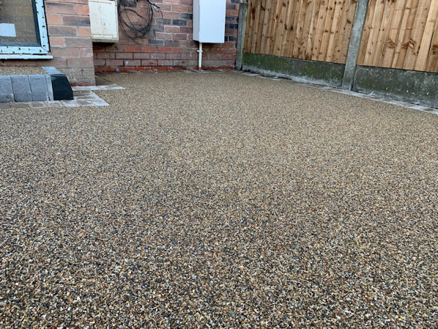 New resin bound driveway in Urmston