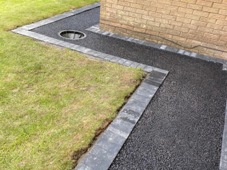 Resin Bound Driveway being laid in Heaton Mersey