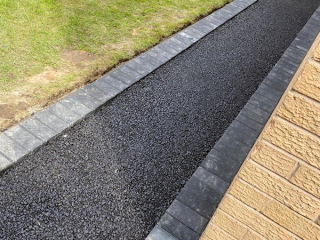 Resin Bound Driveway being laid in Heaton Mersey