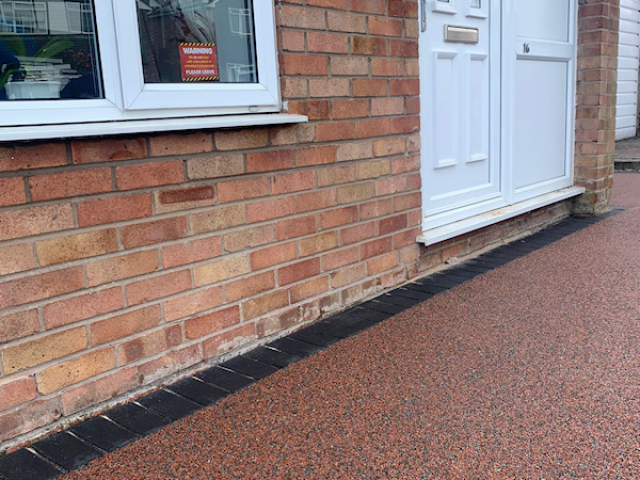 New resin bound driveway in Hartford Northwich laid by New World Resin Driveways