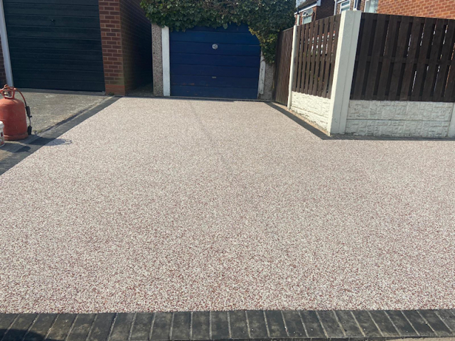 New resin driveway Tyldesley Manchester