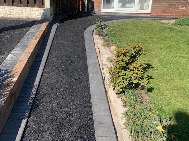 New resin path Tyldesley Manchester