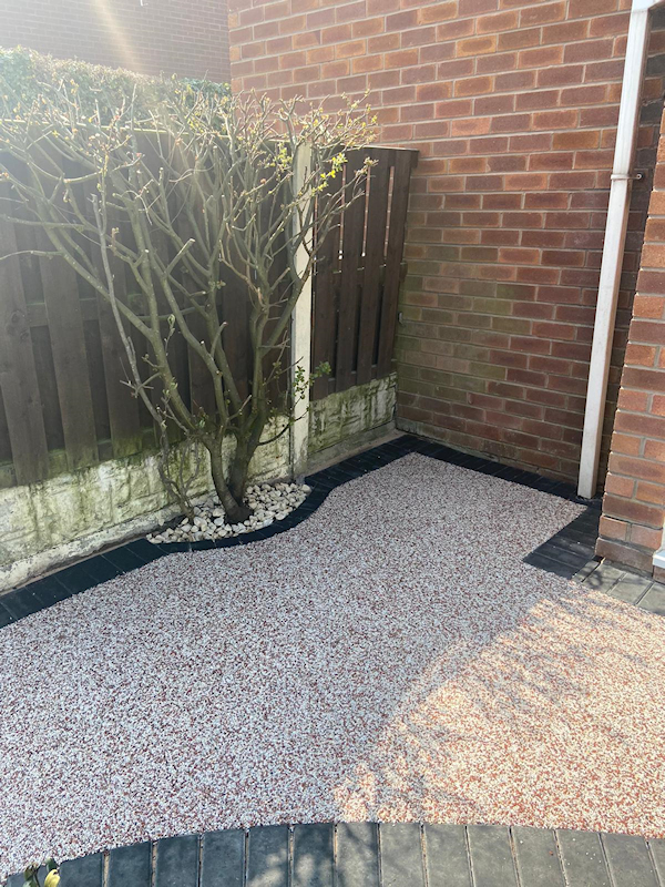 New resin path Tyldesley Manchester
