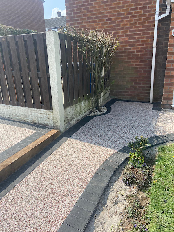 New resin path Tyldesley Manchester