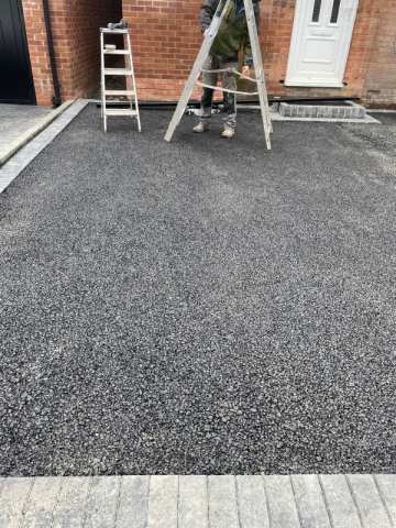 New Driveway in Heaton Mersey - Full excavation and type 1 MOT