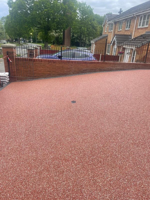 New resin bound driveway in Wythenshawe, Manchester