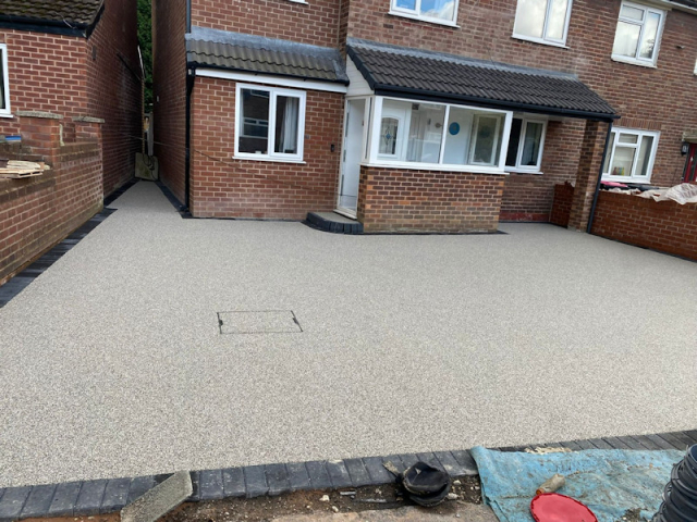 New Resin Bound Driveway in Eccles Salford