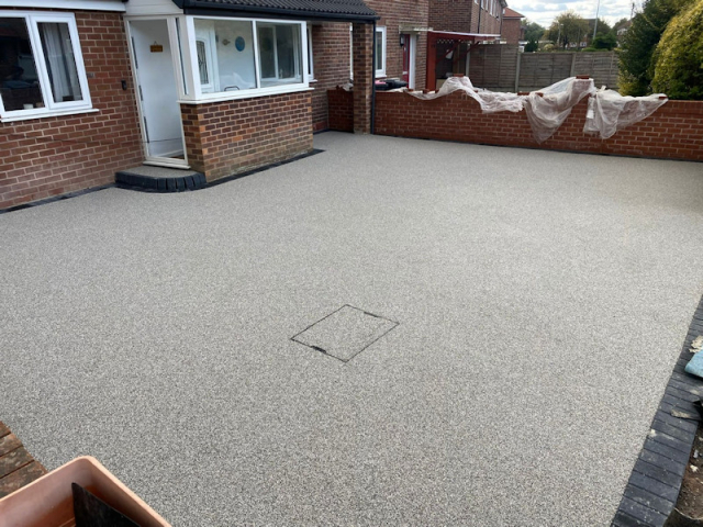 New Resin Bound Driveway in Eccles Salford