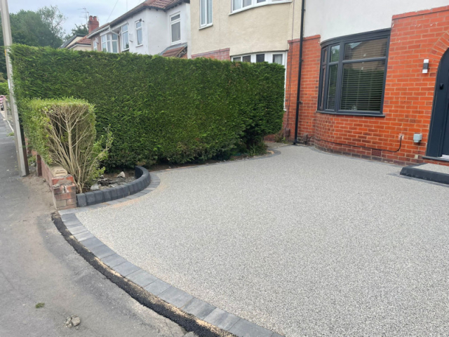 Resin Bound Driveway in Cheadle Stockport