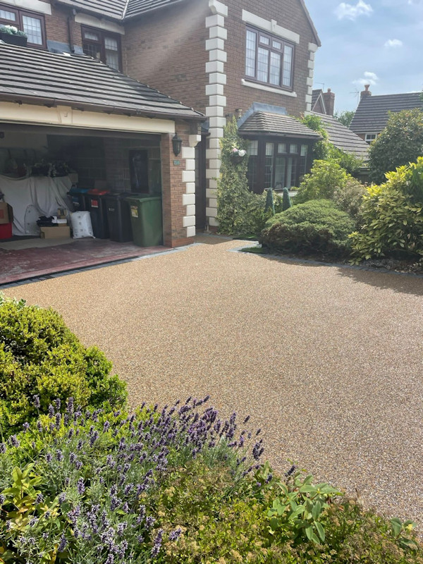 New resin bound driveway in Northwich