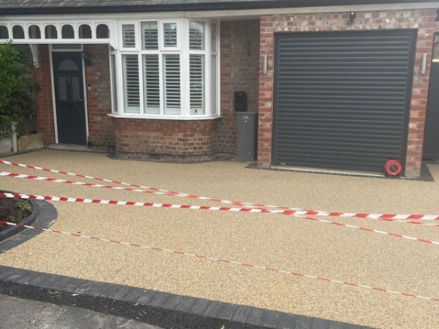New Resin Bound Driveway in Timperley, Altrincham