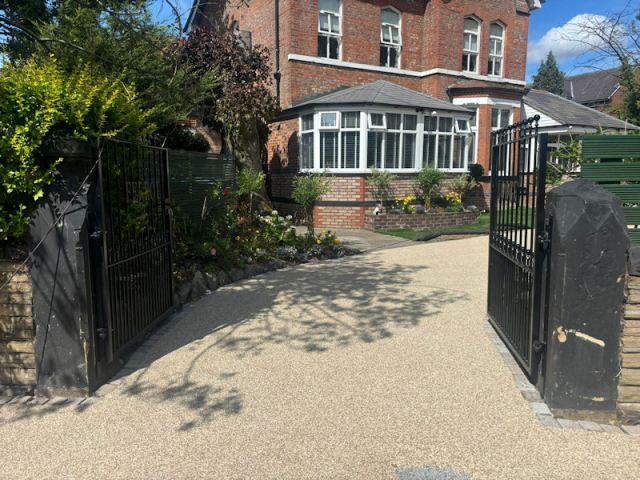 Resin Bound Driveway in Sale Manchester