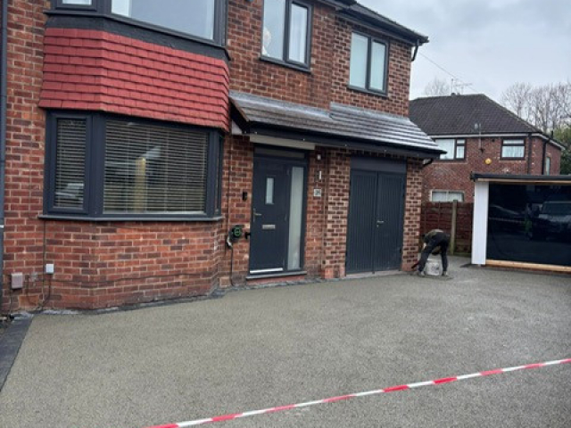 Resin Bound Driveway in Timperley, Altrincham
